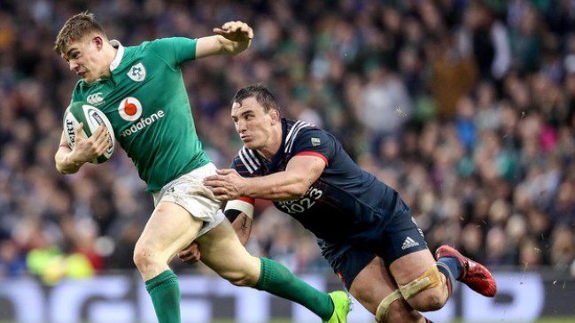 Irlanda superó a Francia y quedó como líder del Seis Naciones