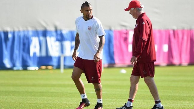 Arturo Vidal: Hay que mirar la carrera de Ancelotti y ver que es el mejor técnico del mundo