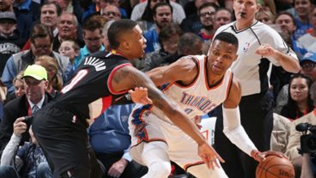 Trail Blazers vencieron a los Thunder pese a los 58 puntos de Westbrook