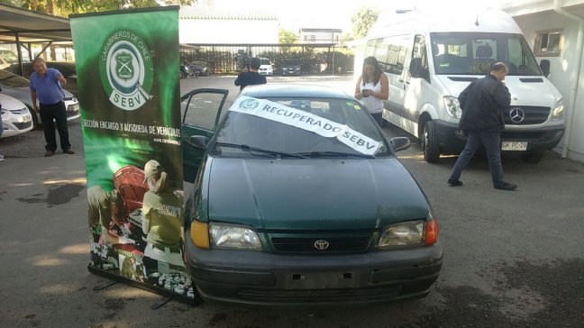 Carabineros recuperó automóvil robado hace 20 años