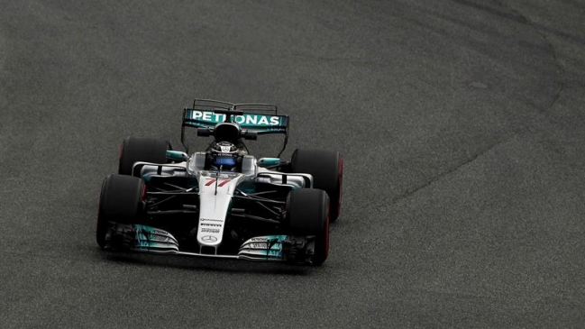 Valtteri Bottas terminó la jornada como el más rápido en Montmeló