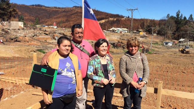 Comenzó la construcción de viviendas definitivas en Santa Olga