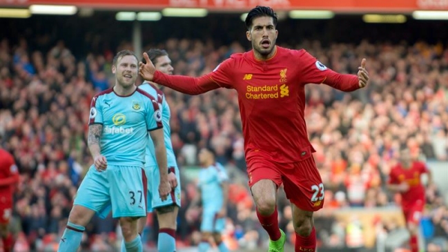 Liverpool venció a Burnley y se mantiene en los puestos altos de la Premier League