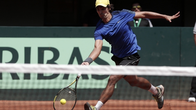 Julio Peralta tuvo debut y despedida en el dobles de Buenos Aires