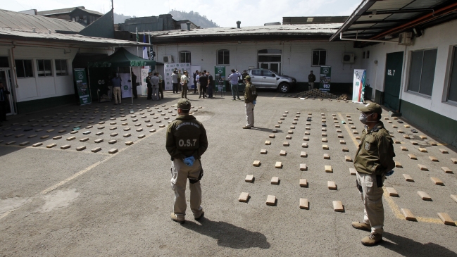 Operación internacional logró decomisar 426 kilos de marihuana 