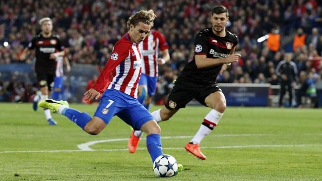 Atlético de Madrid dejó fuera de la Champions al Bayer Leverkusen de Charles Aránguiz