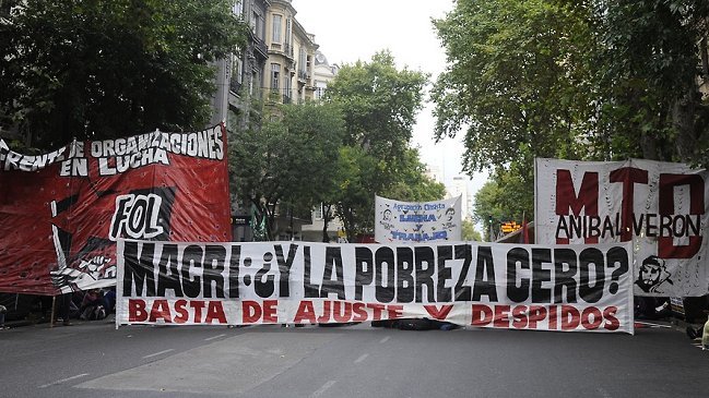Buenos Aires vive una caótica jornada de protesta
