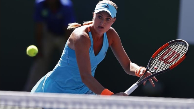 Kristina Mladenovic eliminó a Caroline Wozniacki en Indian Wells
