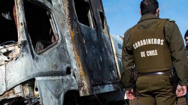 Nuevo ataque incendiario afectó a empresa constructora en La Araucanía