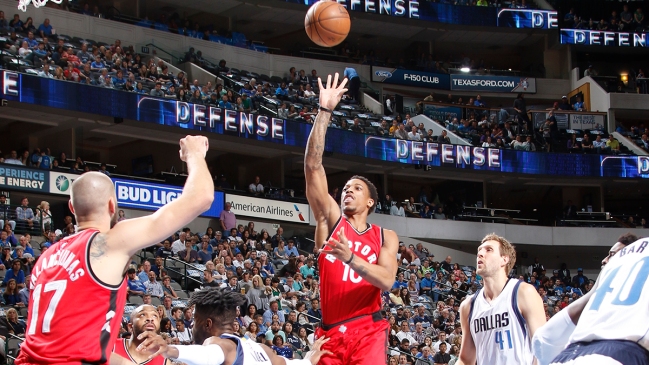 Toronto Raptors venció a Dallas Mavericks y selló su clasificación a play-offs en la NBA