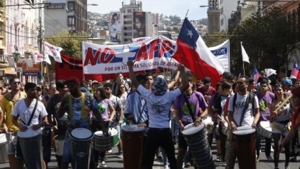 Valparaíso se sumó a la marcha 