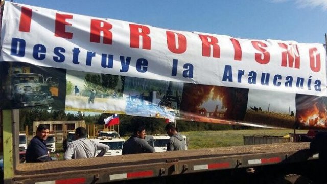 [Fotos] La protesta de los gremios contra el "terrorismo" en la Región ...