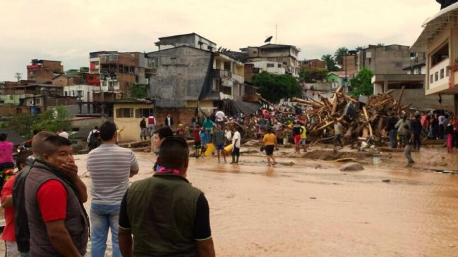 Al menos 154 muertos por avalancha en la ciudad colombiana de Mocoa
