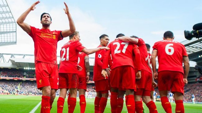 Liverpool se quedó con el clásico frente a Everton en la liga inglesa
