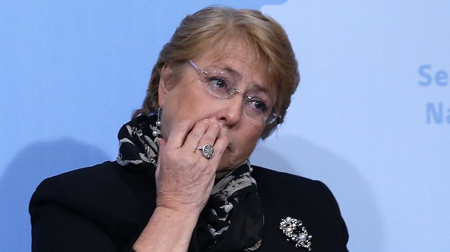 Bachelet se declaró impactada por 