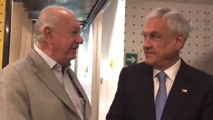   Ricardo Lagos y Sebastián Piñera tuvieron intenso 