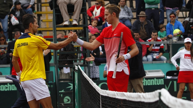 Chile y Colombia chocan por la final del Grupo I de la Zona Americana de la Copa Davis