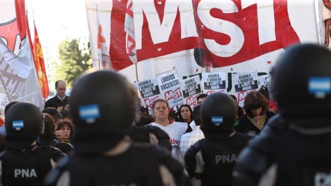 Sindicatos argentinos celebran la 