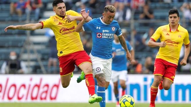 Morelia rescató un agónico empate ante Cruz Azul en duelo de chilenos