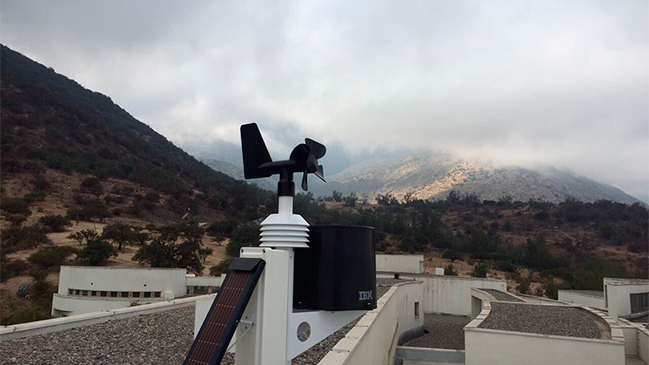 Presentan la primera estación meteorológica en la precordillera de Santiago