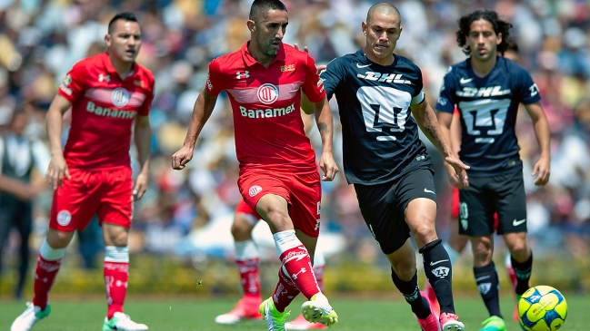 Toluca se impuso a Pumas y continúa líder de la liga mexicana