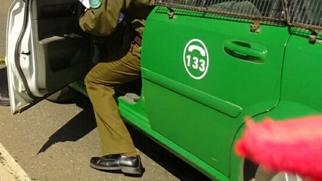 Cinco carabineros resultaron lesionados en colisión entre patrullas