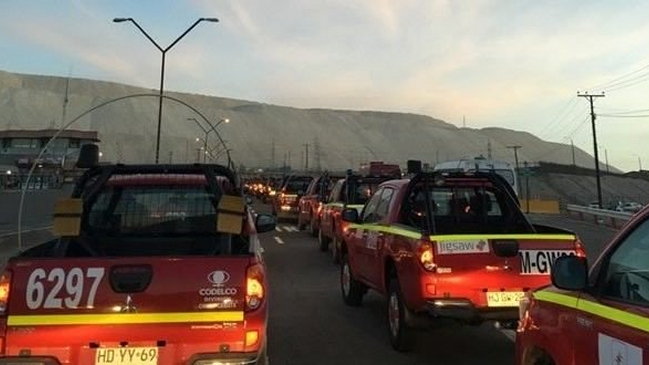 Trabajadores bloquearon los accesos a Chuquicamata