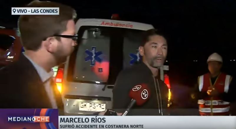 Marcelo Ríos respondió con poca amabilidad a periodista en vivo
