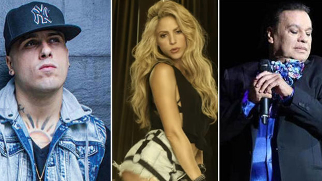 Juan Gabriel, Nicky Jam o Shakira ganarían Billboard latinos según Youtube