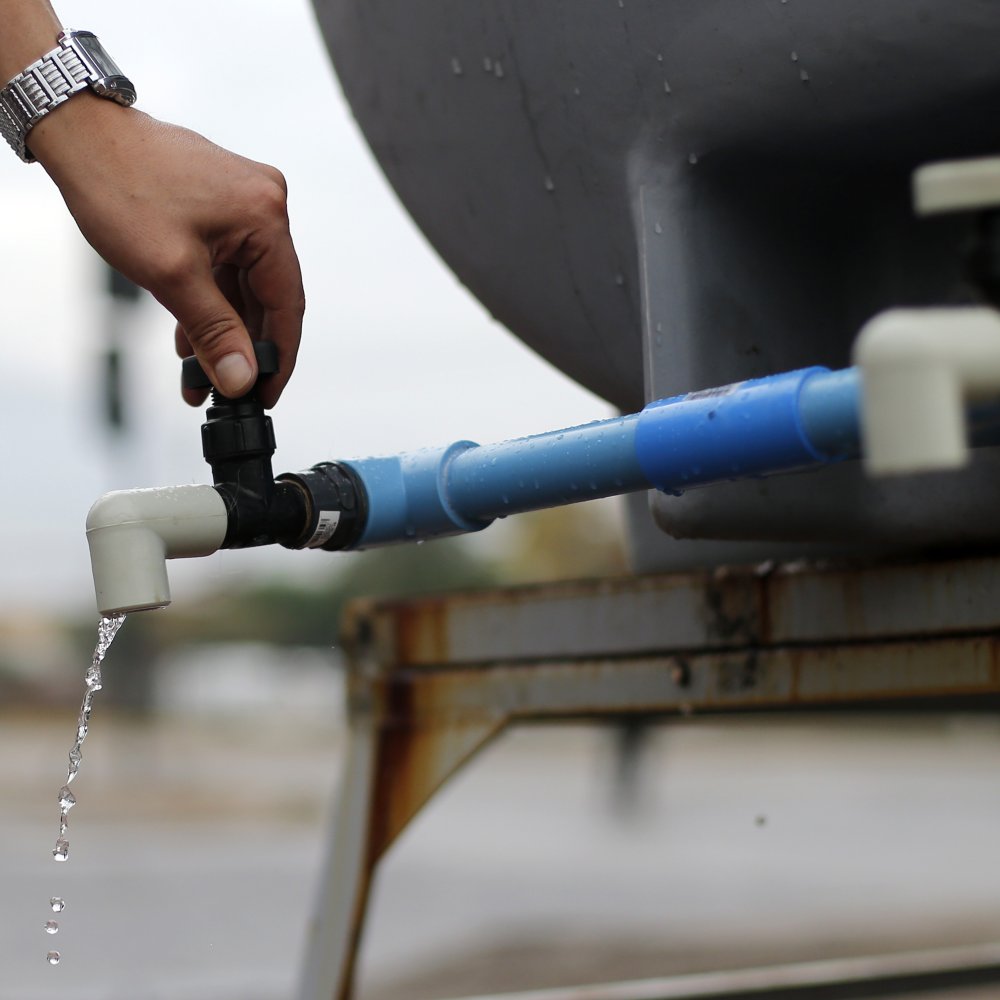 Los puntos de abastecimiento de agua potable en la capital