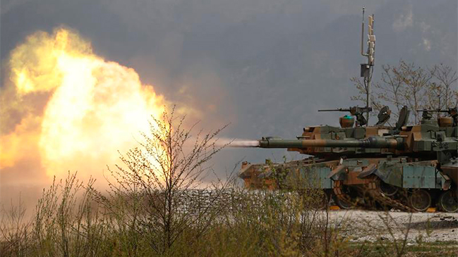Corea del Sur y EE.UU. realizaron uno de sus mayores ejercicios con fuego real