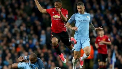 El peleado empate entre Manchester City y Manchester United en Inglaterra