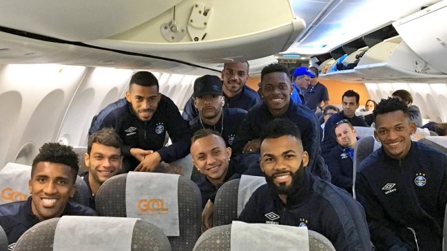 Gremio llegó a Chile para hacer frente a Deportes Iquique en un duelo clave de la Copa Libertadores