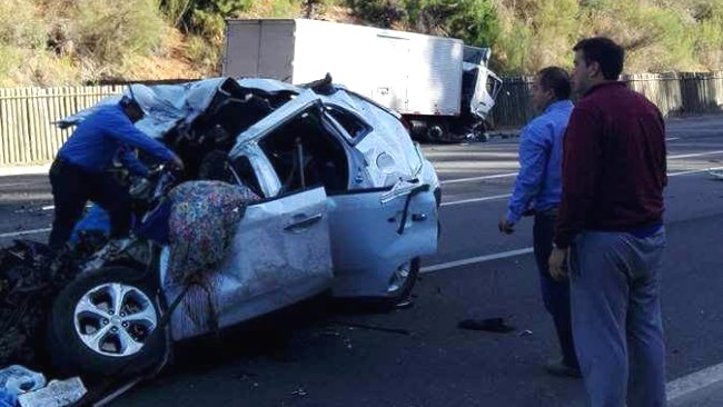 Grave accidente en la Autopista del Itata: Al menos tres muertos