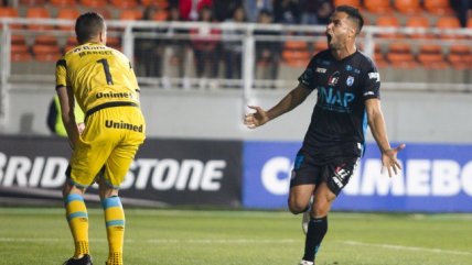 Diego Bielkiewicz anotó de penal ante Gremio