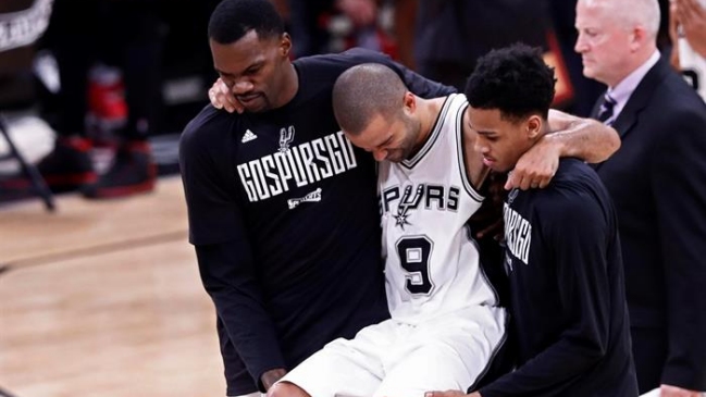 Tony Parker se perderá el resto de la fase final de la NBA por lesión