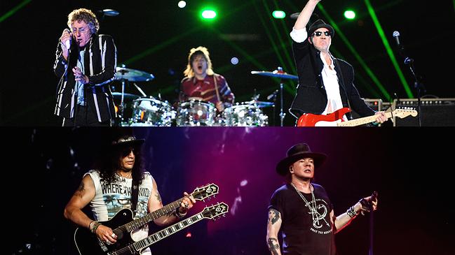 The Who y Guns N' Roses ya confirmaron show en Argentina
