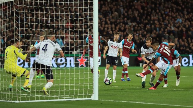 West Ham United frenó a Tottenham en la lucha por el título de la Premier League