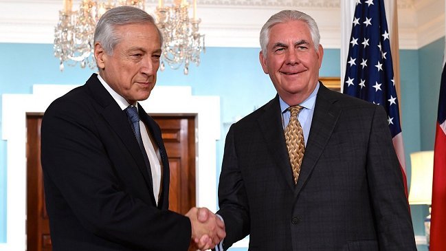 Canciller Heraldo Muñoz se reunió con su par estadounidense