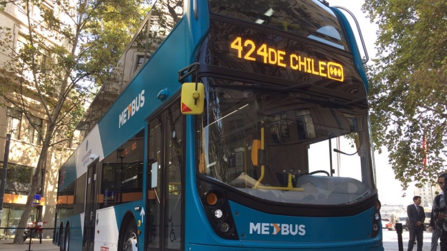 Transantiago: Gobierno ingresará buses de dos pisos a las bases de licitación