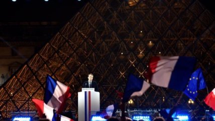   París celebró triunfo de Emmanuel Macron 