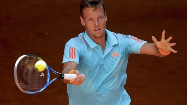 Tomas Berdych cumplió en su estreno en el Masters 1.000 de Madrid