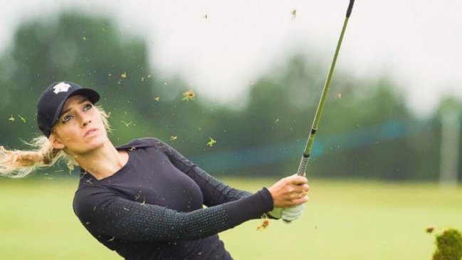 Filtran fotos desnuda de la golfista 