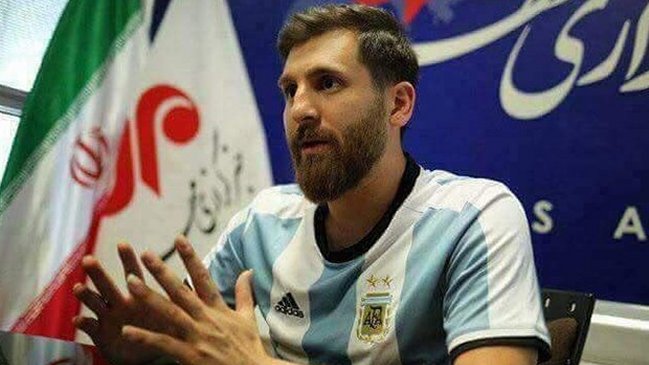 Doble de Lionel Messi fue detenido en Irán por alterar el orden público