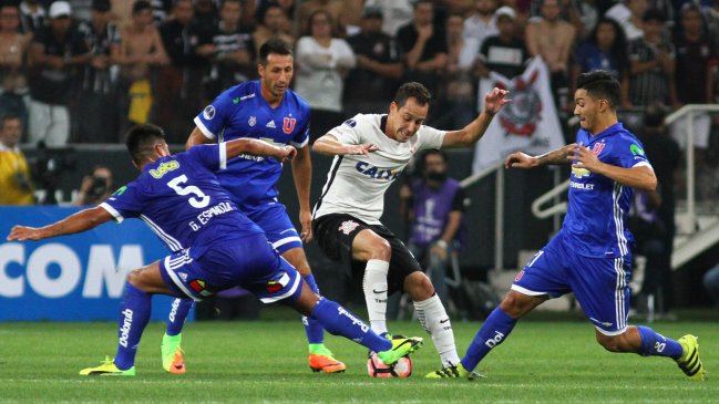 U. de Chile tiene la misión de ganar ante Corinthians para seguir en la Sudamericana