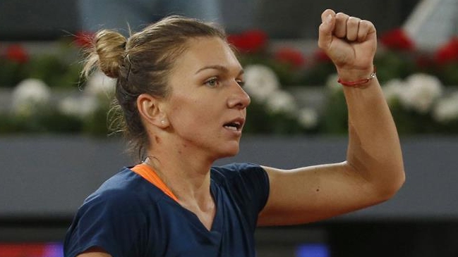 Simona Halep llegó a su tercera final en el torneo de Madrid