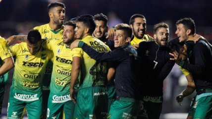 La celebración de Defensa y Justicia luego de eliminar a Sao Paulo en la Sudamericana