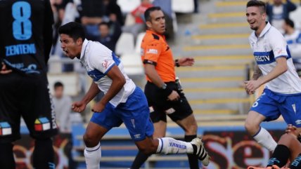 Fabián Manzano Pérez abrió la cuenta para la UC ante Deportes Iquique