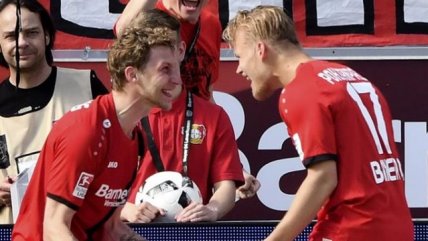 Bayer Leverkusen mantuvo la categoría en Alemania tras igualar con Colonia