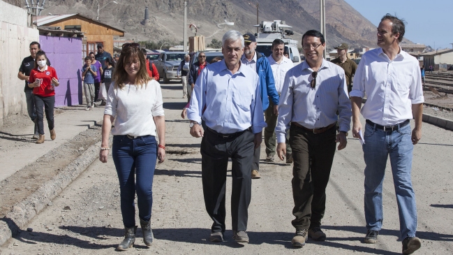 El candidato Piñera desde la zona de catástrofe: 